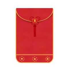 Red envelope with Yuan currency symbol for Chinese New Year