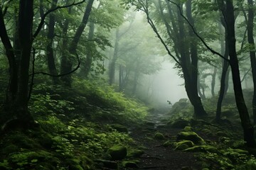 Fototapeta premium Winter Fog in Nature 