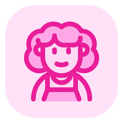 Editable middle aged woman avatar vector icon. User, profile, identity, persona. Part of a big icon set family. Perfect for web and app interfaces, presentations, infographics, etc