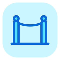 Editable barrier, baricade vector icon. Movie, cinema, entertainment. Part of a big icon set family. Perfect for web and app interfaces, presentations, infographics, etc