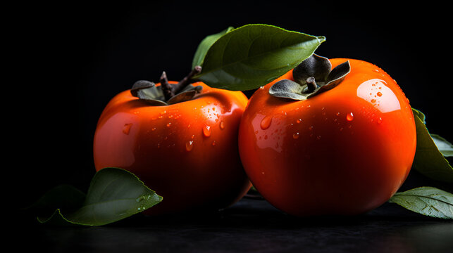 Persimmon close-up