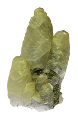 calcite from Sauerland, Germany isolated on white background