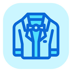 Editable wedding suit vector icon. Wedding, valentine, love, celebration. Part of a big icon set family. Perfect for web and app interfaces, presentations, infographics, etc