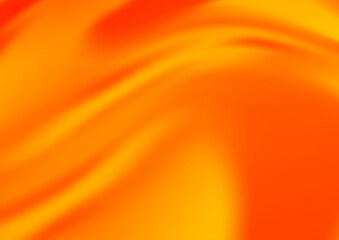 Light Orange vector pattern with lines, ovals.