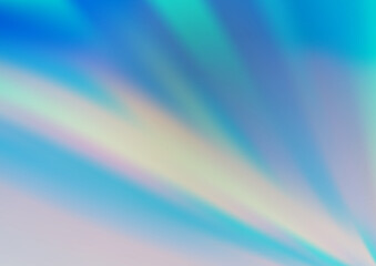 Light BLUE vector blurred shine abstract template.