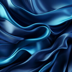 Obraz premium blue abstract silk background