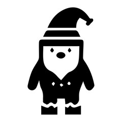 Christmas flat character vector art illustration, Christmas vector element, Christmas icon