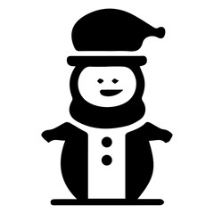 Christmas flat character vector art illustration, Christmas vector element, Christmas icon