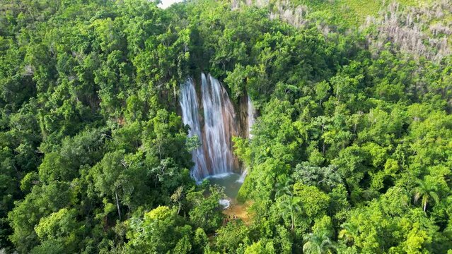 waterfall Salto el limon in samana