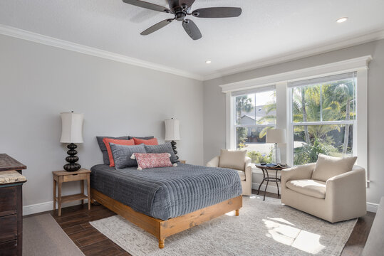 Bright Florida vacation rental bedroom