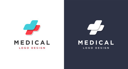 vector medical logo for health service symbol
