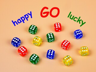 Lucky dice all come up six