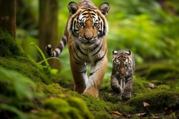 Naklejka premium Tiger