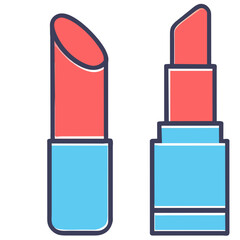 Glamorous lipstick vektor icon illustation