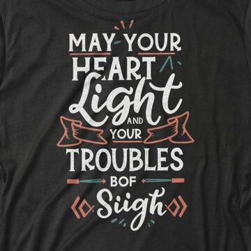 Typography T-shirt Design Quotes