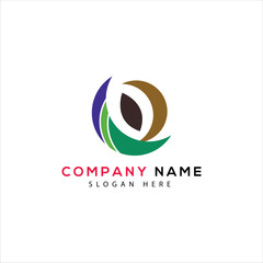 company icon in different style vector