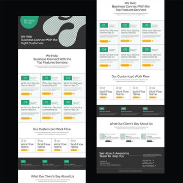 Email marketing template layout