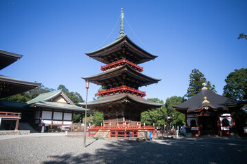 Naritasan Shinshoji Temple is popular Buddhist temple complex in Narita City