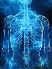 Medical X-ray abstract background