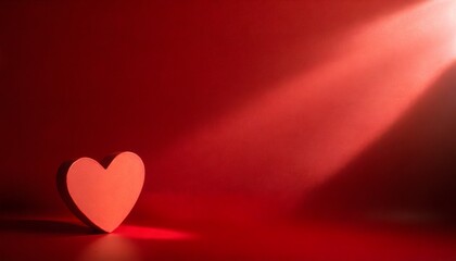 red hearts on a red background