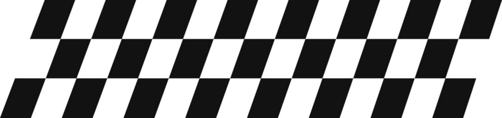 Finish Line Y2K Element. Retro futuristic shape.