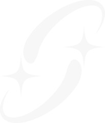 Star Y2K Element. Retro futuristic shape.