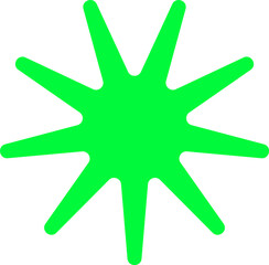 Obraz premium Y2K Element. Retro futuristic shape.