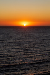 Obraz premium pôr-do-sol no oceano pacífico Viña del Mar Valparaíso Chile