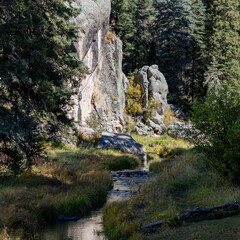 river in the mountains