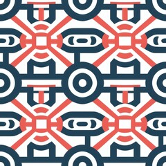 Obraz premium Traditional Chinese Pattern Tile