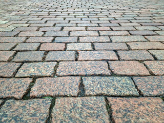 stone paving slabs urban texture street pattern road background