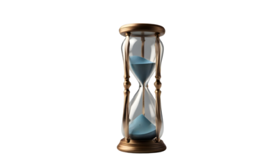 Hourglass Icon Isolated on Transparent Background.





