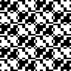 Squares, checks, figures ornament. Seamless pattern. Folk wallpaper. Geometric background. Tribal motif. Geometrical ornate. Ethnic backdrop. Textile print, abstract illustration. Ethnical vector - obrazy, fototapety, plakaty