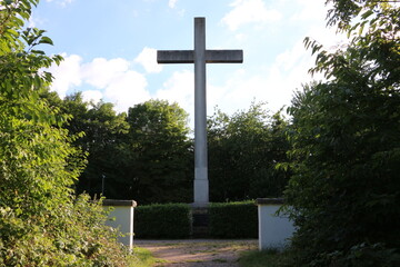 Blick auf das Galbuschkreuz in Menden im Sauerland