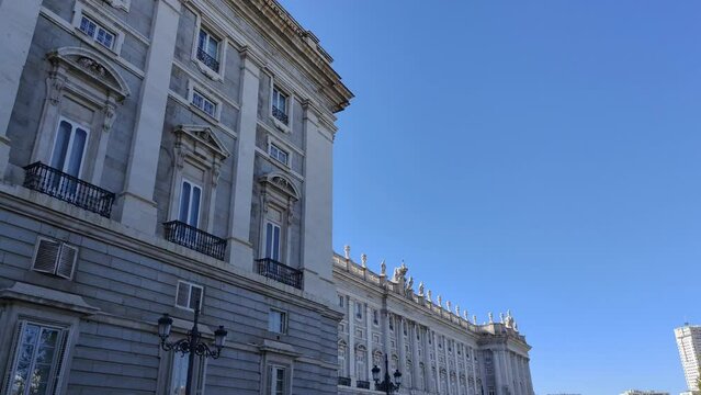 The Royal Palace of Madrid is the official residence of the Spanish Royal Family and was built in the 18th century