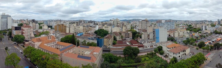 Fototapeta na wymiar panorama da cidade de Porto Alegre Rio Grande do Sul Brasil