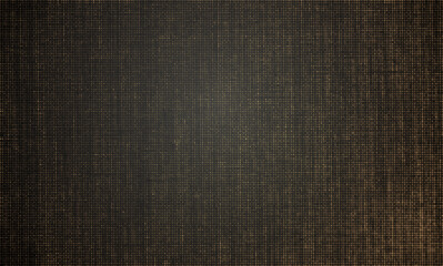 Abstract halftone golden grunge background. Artistic backdrop design with golden halftone grunge effect on dark background.