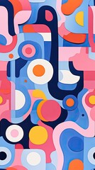 Abstract organic shapes background wallpaper, 3d render, 3d illustration