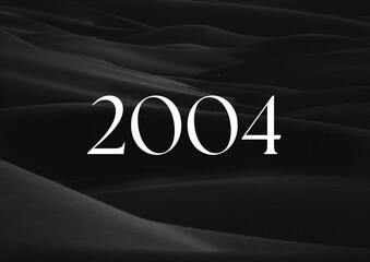 Vintage 2004 birthday, Made in 2004 Limited Edition, born in 2004 birthday design. 3d rendering flip board year 2004.