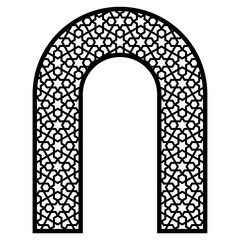 Round frame for entrance decoration