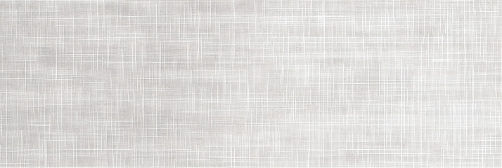Seamless subtle white linen textile transparent background texture overlay. Abstract cloth fabric grayscale displacement, bump or height map. Simple panoramic banner wallpaper pattern.  - obrazy, fototapety, plakaty