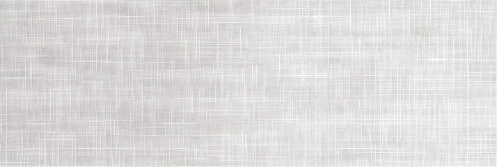 Poster Seamless subtle white linen textile transparent background texture overlay. Abstract cloth fabric grayscale displacement, bump or height map. Simple panoramic banner wallpaper pattern.  © Prasanth