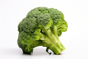 Broccoli vegetable isolated on a white background