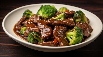 Beef and Broccoli Stir-Fry: Minimalist Style Culinary Art

