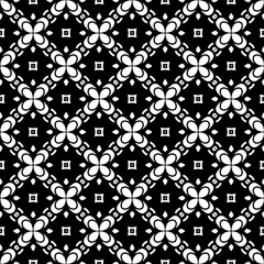 White background with black pattern. Seamless texture for fashion, textile design,  on wall paper, wrapping paper, fabrics and home decor. Simple repeat pattern.