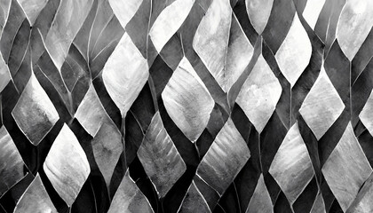 Monochrome elegance. Abstract grey tile pattern. Geometric brilliance. Modern grey mosaic design. Sleek simplicity. Contemporary gray tile background - obrazy, fototapety, plakaty