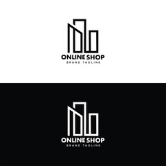 Real estate building logo icon template