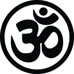 Hinduism sign | Hindu symbol | spiritual symbol | om symbol | Om icon,  Om sign, Hinduism religions mark