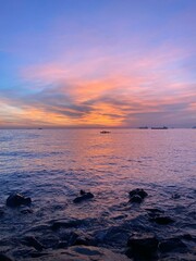 Obraz premium Sunset Over The Sea