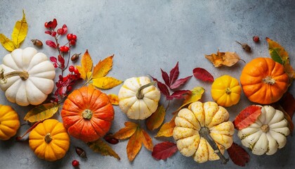 fall pumpkins background